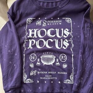 Disney Hocus Pocus purple sweatshirt